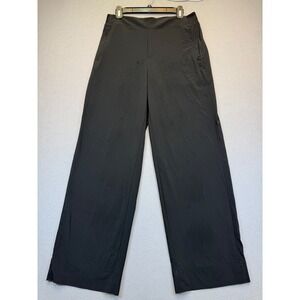 Athleta Womens‎ Black Wide Leg Stretch Travel Commuter Pants Size 10 RN 54023